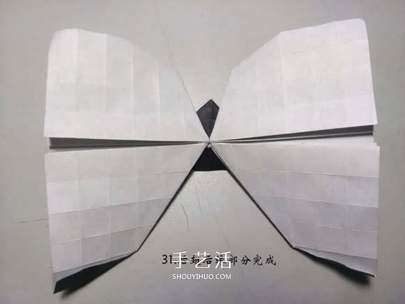 折纸蝴蝶的详细步骤图 手工菜粉蝶的折法图解