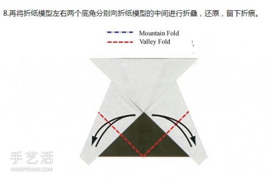 手工熊猫脸的折纸方法 怎么折叠熊猫头教程
