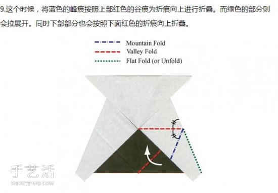 手工熊猫脸的折纸方法 怎么折叠熊猫头教程