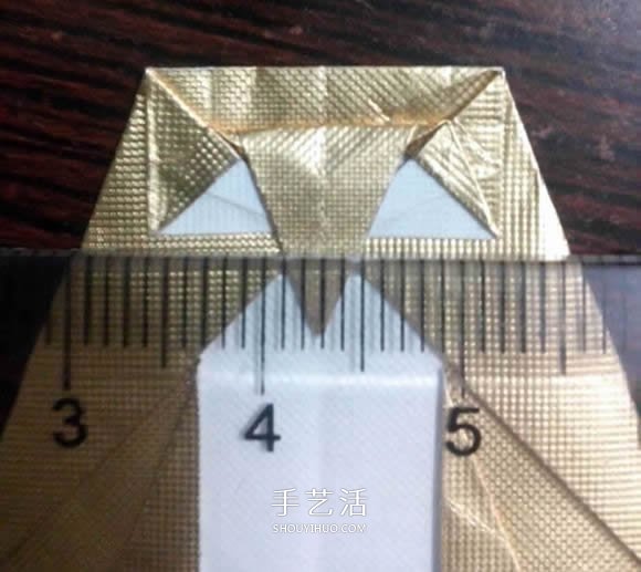 烟盒纸废物利用 手工折纸立体猫头鹰图解步骤