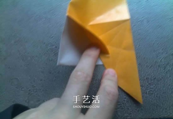可爱的数码宝贝巴达兽的折纸方法图解教程