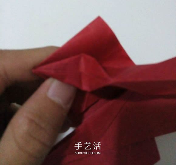 瑞兽麒麟的折法图解过程 折纸神谷哲史的麒麟