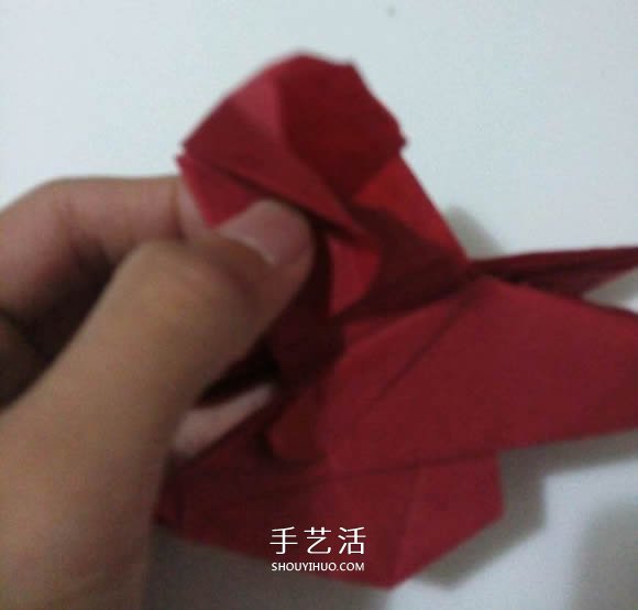 瑞兽麒麟的折法图解过程 折纸神谷哲史的麒麟