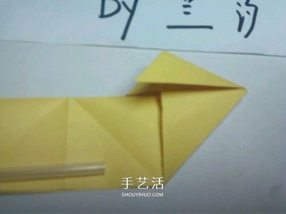 详细的折纸图解过程 带你学立体兔子的折法