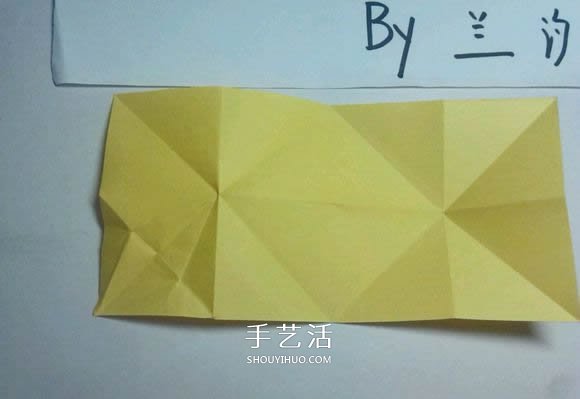 详细的折纸图解过程 带你学立体兔子的折法