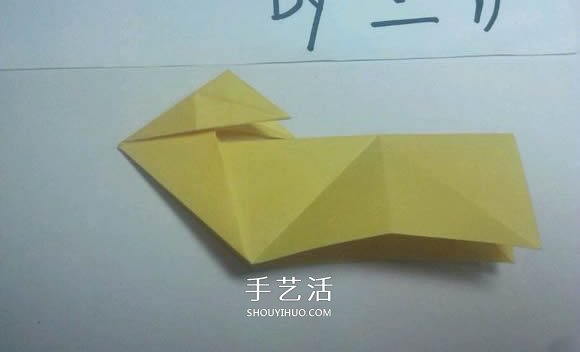 详细的折纸图解过程 带你学立体兔子的折法