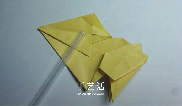 详细的折纸图解过程 带你学立体兔子的折法