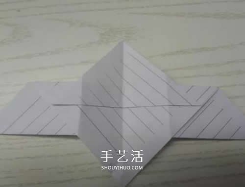 幼儿园手工折纸教程 最简单和平鸽的折法图解