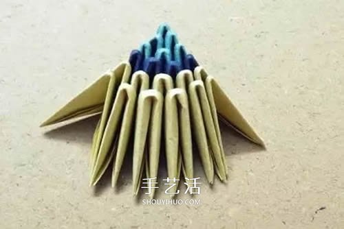 三角插小鱼折法图解 简单热带小鱼用三角插做