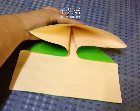 简单折纸青蛙的详细步骤图解