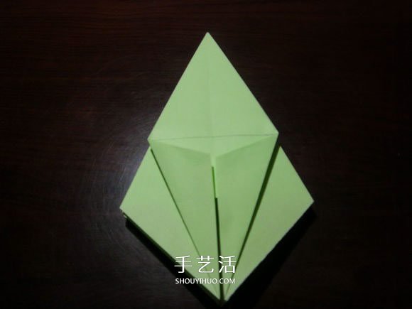 手工鹤舞折纸图解教程 立体纸鹤的折法过程