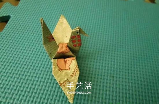 千纸鹤怎么折的教程 手工折纸千纸鹤步骤图