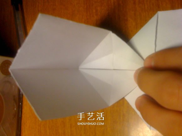 怎么手工折纸千纸鹤戒指的方法图解过程