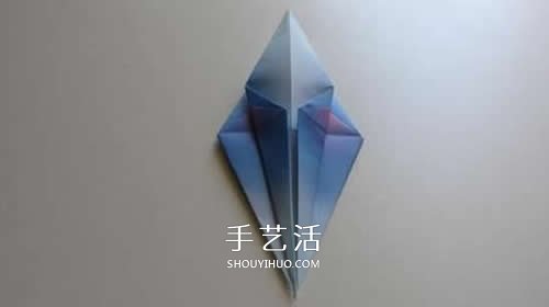 折纸千纸鹤的步骤小改造 简单折出立体丹顶鹤