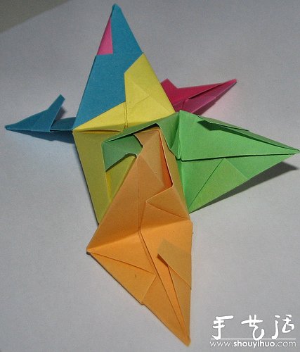 星星折纸方法