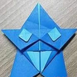 搞笑五角星的折纸方法 折出带表情的卡通星星