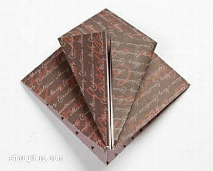 折纸花篮的步骤图解 手工折纸花篮的折法