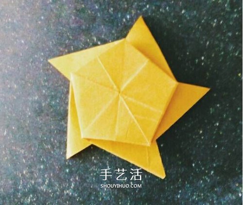 立体小星星的折法图解 漂亮五角星怎么折教程