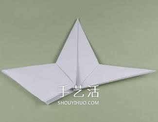 闪闪发亮五角星的折法 组合立体星星折纸图解