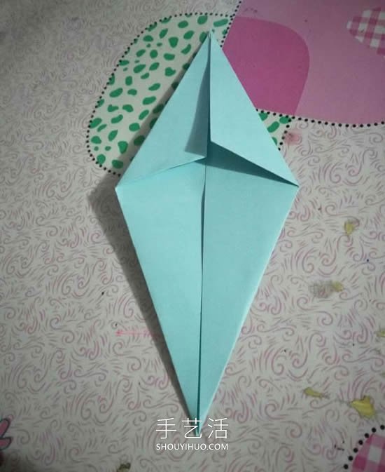 简单手工折纸立体六角星的折法图解教程