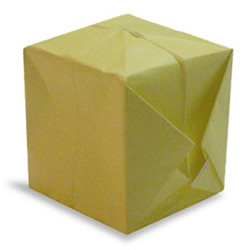 代替沙包的折纸小盒子DIY图解教程