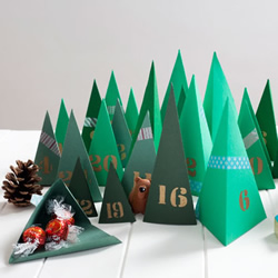 卡纸DIY手工制作精致圣诞树造型礼物包装盒
