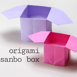 简单可爱纸盒子的折法详细图解教程