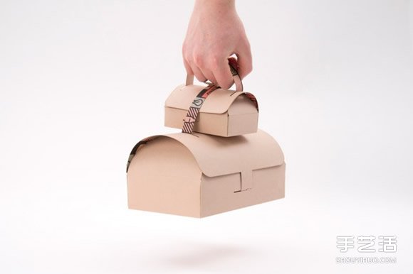 创意折纸餐盒DIY 变形前它居然是装饰画