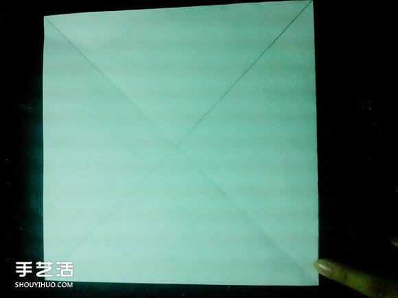 手工折纸漂亮盒子图解 带纸鹤包装盒子折法