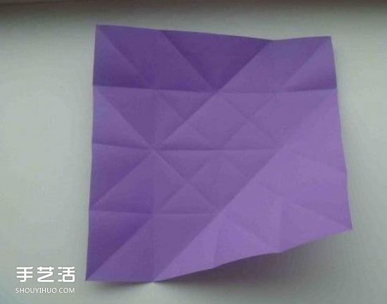 几何小礼盒的折法图解 手工折纸糖果盒子步骤