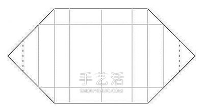 手工折方形盒子的方法 正方形纸盒折纸图解