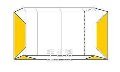 手工折方形盒子的方法 正方形纸盒折纸图解