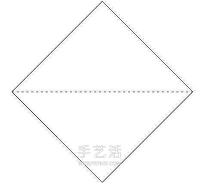 手工折方形盒子的方法 正方形纸盒折纸图解