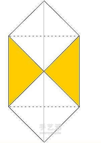 手工折方形盒子的方法 正方形纸盒折纸图解