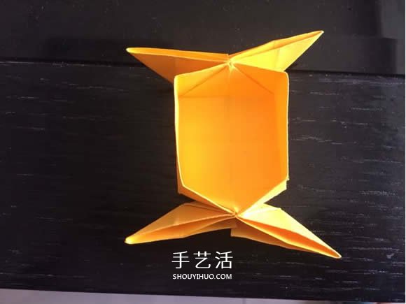 怎样折糖果型的盒子 糖果造型盒子的折法图解