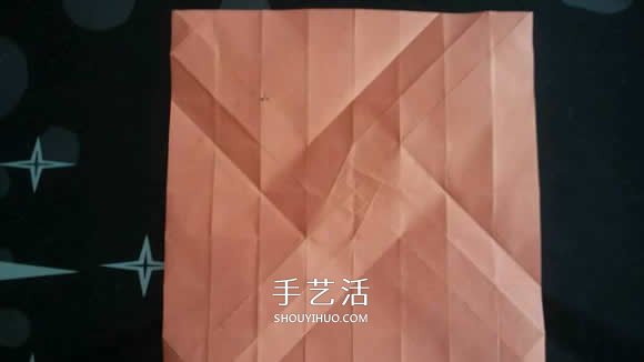 玫瑰纸盒的折法图解 情人节玫瑰礼品盒折纸