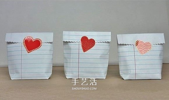 迷你小袋子折法图解 简易礼品纸袋折纸教程