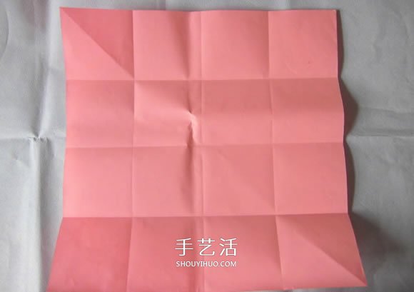 百合花纸巾盒的折法 带花纸巾盒怎么折图解