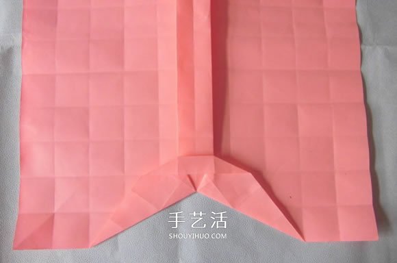 百合花纸巾盒的折法 带花纸巾盒怎么折图解