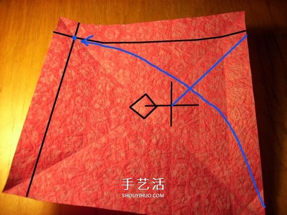 韩式玫瑰花礼盒怎么折 包括盖子和盒身的折法