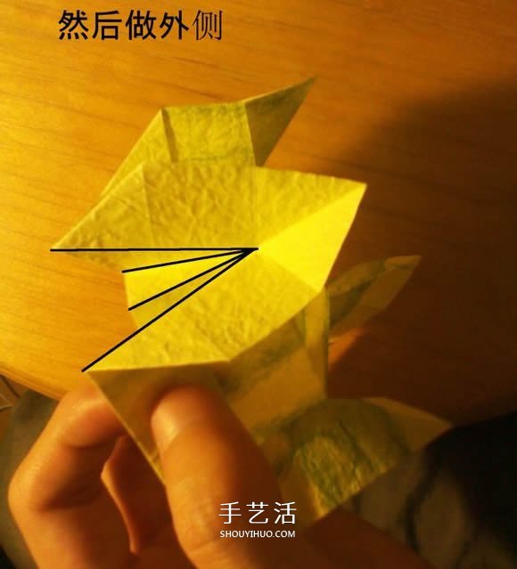 韩式玫瑰花礼盒怎么折 包括盖子和盒身的折法