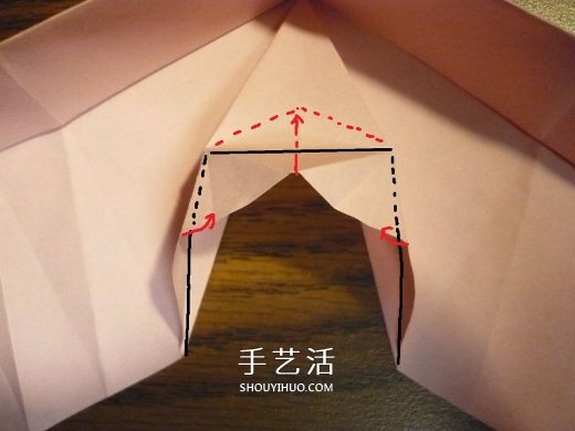 心形礼品盒折纸方法 带盖爱心盒子怎么折图解