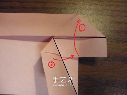 心形礼品盒折纸方法 带盖爱心盒子怎么折图解