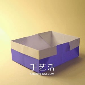 最简单纸盒的折法图解 收纳、装垃圾都用它！