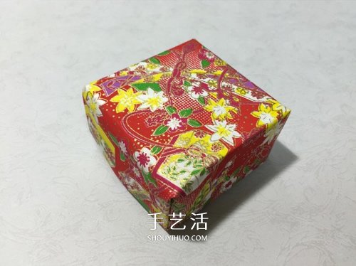 简单又好看的方形礼盒手工折纸图解教程