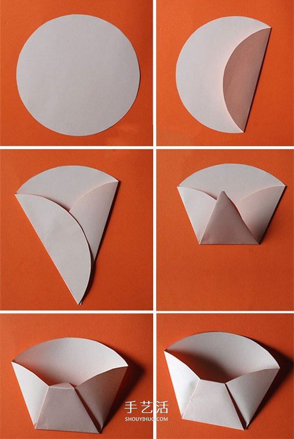 幼儿用卡纸折纸盒教程 手工制作复活节彩蛋