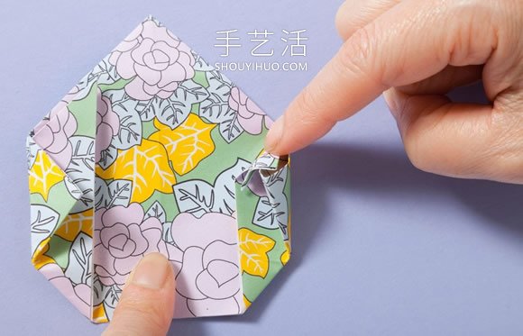 简单的收纳盒折纸教程 四四方方很好看！