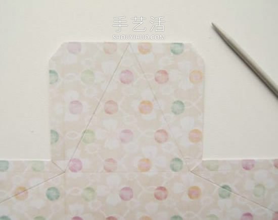 自制漂亮喜糖盒的折法带展开图纸
