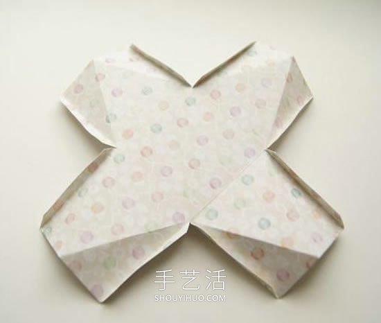 自制漂亮喜糖盒的折法带展开图纸