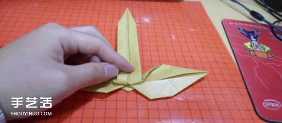 带翅膀恶魔之心折纸图解 怎么折恶魔之心教程